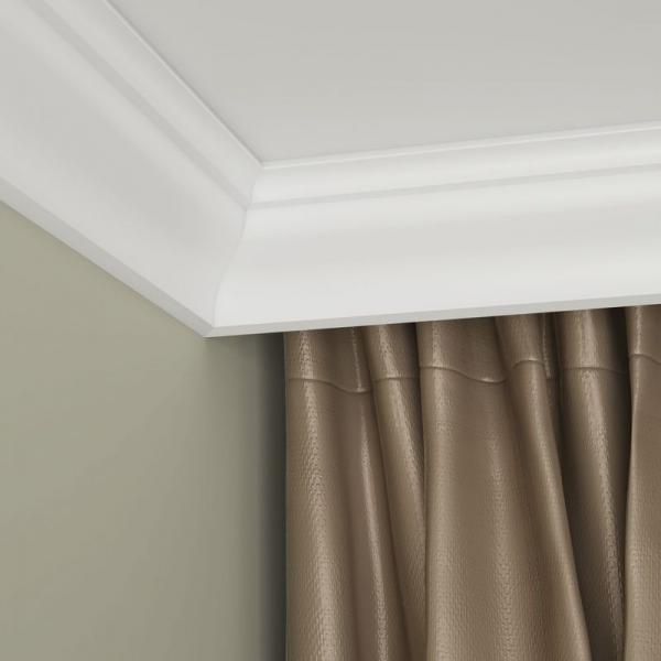 Потолочный плинтус Лдф Ultrawood - Cr 4258 - 2,44м - 2400*55 мм