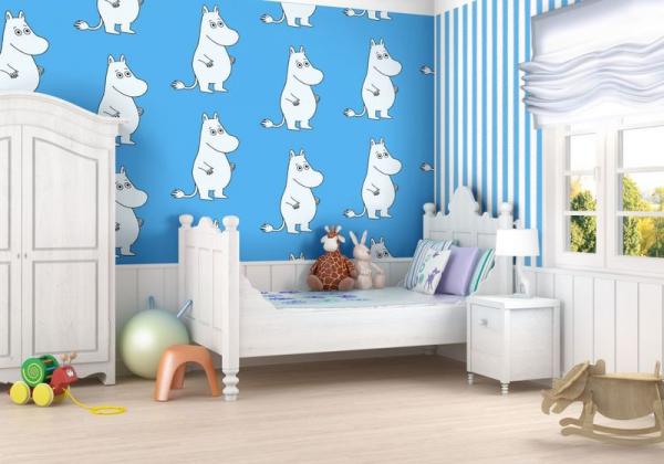 Детские флизелиновые обои Sandudd Moomin New 5181-1