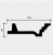 Карниз потолочный Европласт полиуретан 1.50.277 - 2000*45*165 мм