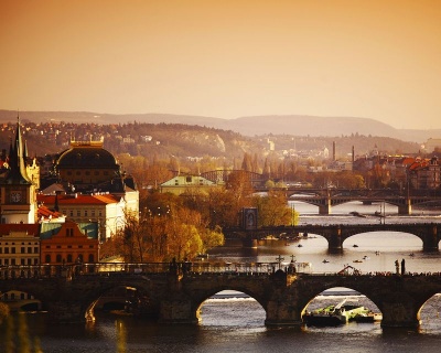 Прага на рассвете
