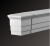 Торцевой элемент для фасада Европласт полиуретан 4.34.231 - 125*109*109 мм