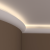 Гибкий карниз потолочный Европласт полиуретан 1.50.225 для скрытого освещения - 2000*55*57 мм