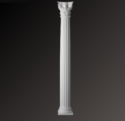 Ствол колонны фасада Европласт полиуретан 4.42.301 - 1455*11*178 мм