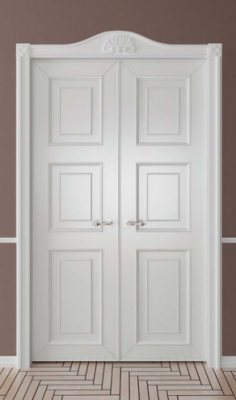 Дверной декор квадрат Европласт полиуретан 1.54.002 - 96*30*96 мм