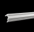 Подоконный элемент фасада Европласт полиуретан 4.82.002 - 2000*126*95 мм