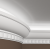 Гибкий потолочный карниз Европласт полиуретан 1.50.210 для скрытого освещения - 2000*155*121 мм