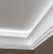 Гибкий потолочный карниз Европласт полиуретан 1.50.221 для скрытого освещения - 2000*150*140 мм